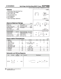 Datasheet KCP1008 manufacturer COSMO