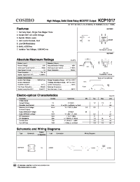 Datasheet KCP1017 manufacturer COSMO