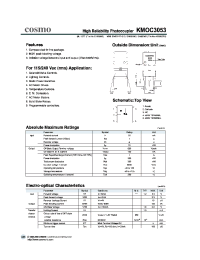 Datasheet KMOC3053 manufacturer COSMO