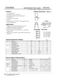 Datasheet KP3040 manufacturer COSMO