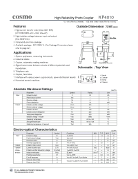 Datasheet KP4010 manufacturer COSMO