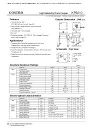 Datasheet KP6010 manufacturer COSMO
