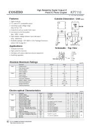 Datasheet KP7110 manufacturer COSMO