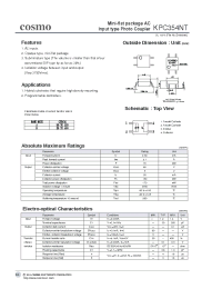 Datasheet KPC354NT manufacturer COSMO