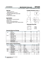Datasheet KPC825 manufacturer COSMO