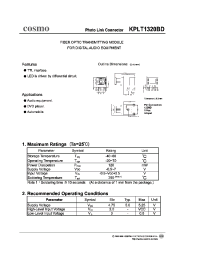 Datasheet KPLT1320BD manufacturer COSMO