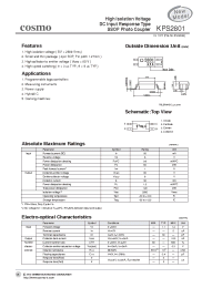Datasheet KPS2801 manufacturer COSMO