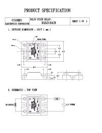Datasheet KSA210AC8 manufacturer COSMO