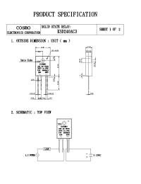 Datasheet KSD240AC3 manufacturer COSMO