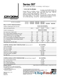 Datasheet 25SST240 manufacturer Crydom