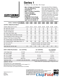 Datasheet A1240-10 manufacturer Crydom