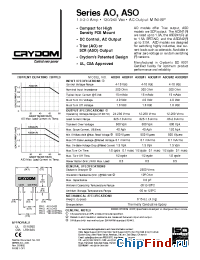 Datasheet ASO241 manufacturer Crydom