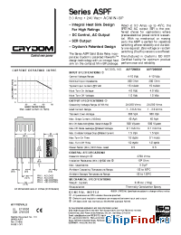Datasheet ASPF240D3R manufacturer Crydom