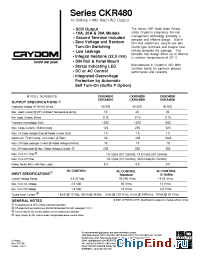 Datasheet CKRA4810E manufacturer Crydom