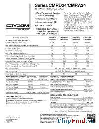 Datasheet CMRA2435E-10 manufacturer Crydom