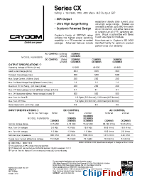 Datasheet CX240D5R manufacturer Crydom