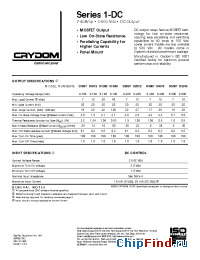 Datasheet D1D07 manufacturer Crydom