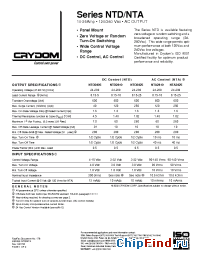 Datasheet NTD2405-10 manufacturer Crydom