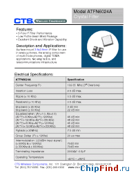 Datasheet ATFN6024A manufacturer CTS
