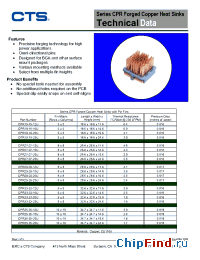 Datasheet CPR19-19-15U manufacturer CTS