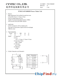 Datasheet PCMC104T-1R0MN manufacturer Cyntec