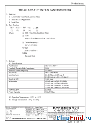 Datasheet TBF-1608-245-R1 manufacturer Cyntec