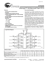 Datasheet 7C374I-100 manufacturer Cypress