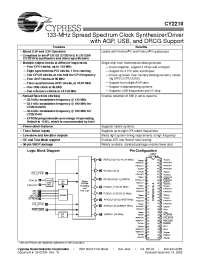 Datasheet CY2210 manufacturer Cypress