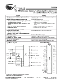 Datasheet CY2220-2 manufacturer Cypress