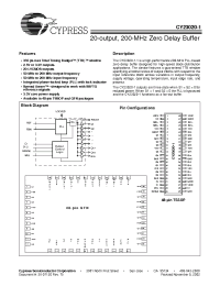 Datasheet CY23020LFI-1T manufacturer Cypress