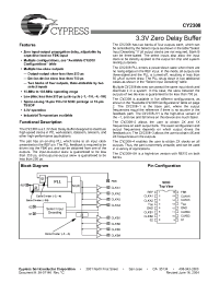Datasheet CY2308SC-1 manufacturer Cypress