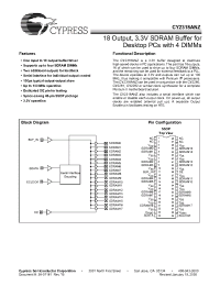 Datasheet CY2318ANZOXC-11 manufacturer Cypress