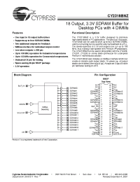 Datasheet CY2318BNZPVC-1 manufacturer Cypress