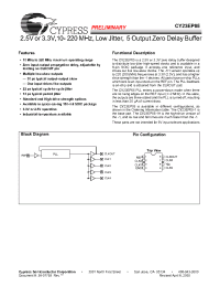 Datasheet CY23EP05SXC-1 manufacturer Cypress