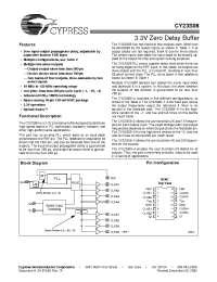 Datasheet CY23S08SI-1 manufacturer Cypress