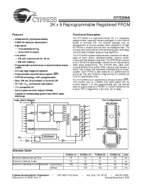 Datasheet CY7C245A-25JC manufacturer Cypress