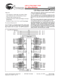 Datasheet CY7C342B-25HC manufacturer Cypress