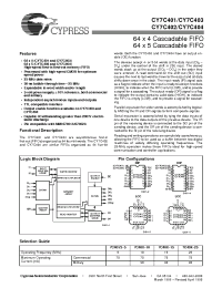 Datasheet CY7C402-10DC manufacturer Cypress