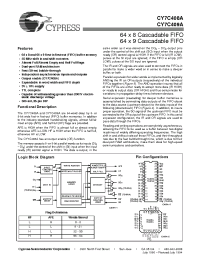 Datasheet CY7C408A-35VC manufacturer Cypress