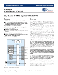 Datasheet CY8C9560-24AXI manufacturer Cypress