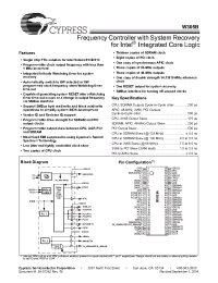 Datasheet W305BH manufacturer Cypress
