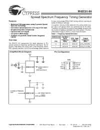 Datasheet W42C31-04 manufacturer Cypress