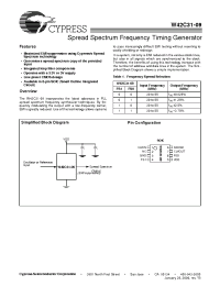 Datasheet W42C31-09 manufacturer Cypress