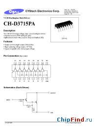 Datasheet CH-D3715PA manufacturer Cystech