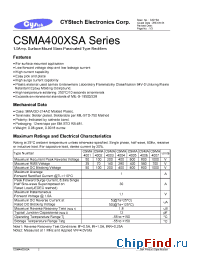 Datasheet CSMA4004XSA manufacturer Cystech