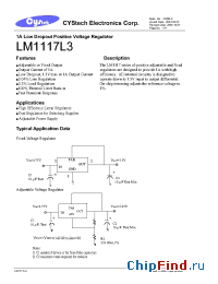 Datasheet LM1117-3.5 manufacturer Cystech