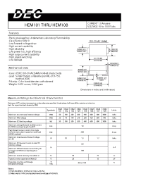 Datasheet HEM101 manufacturer Daesan