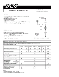 Datasheet MR851G manufacturer Daesan