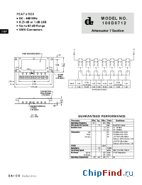 Datasheet 100D0712 manufacturer DAICO