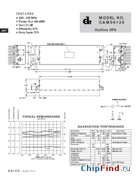 Datasheet CAM09120 manufacturer DAICO